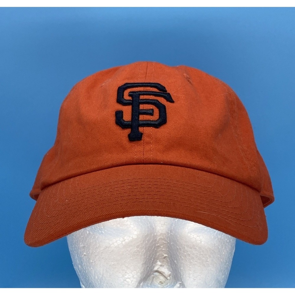 San Francisco Giants '47 Brand Clean Up Hat Orange Adjustable Slouch Dad Cap MLB